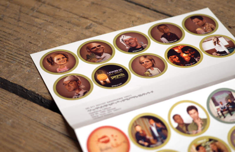 USA Network Psych Caricatures